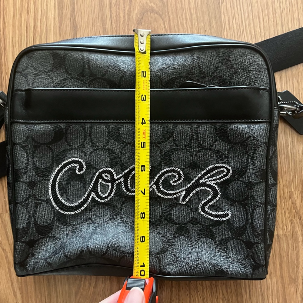 Coach Black and Grey Crossbody Bag - Picture 15 of 16